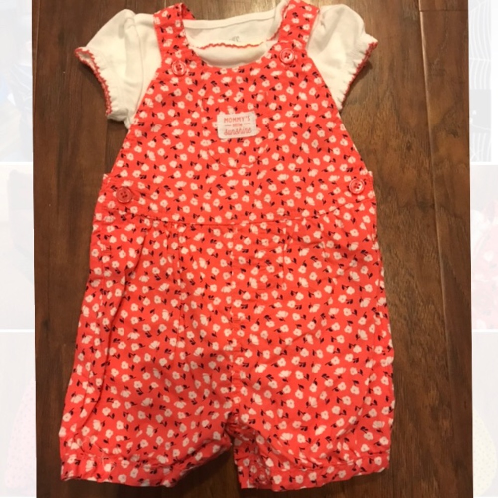 Overall Shorts & Onesie